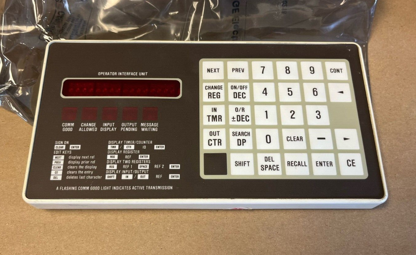 General Electric TM77-21-001 IC600KD500A Operator Interface (BU)