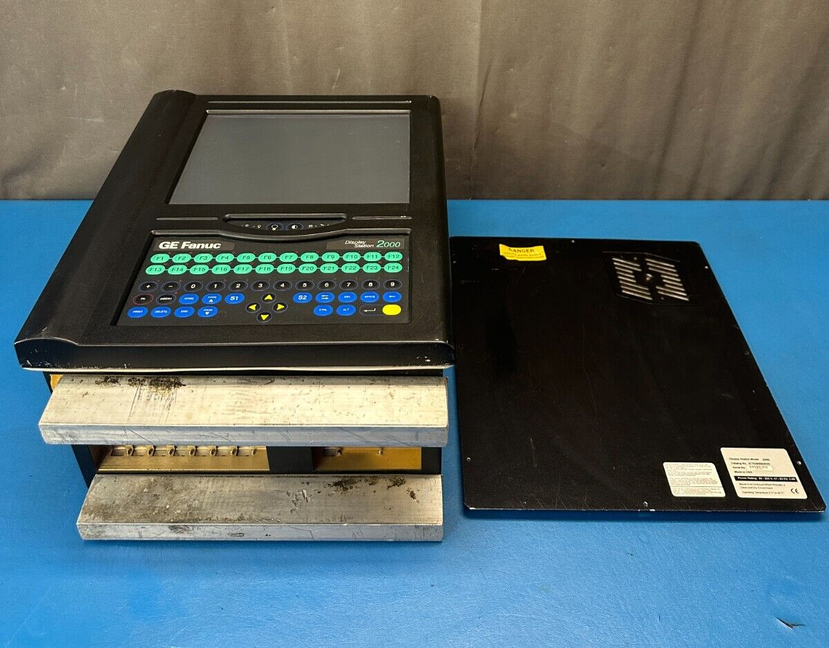 GE Fanuc Display Station 2000 Operator Interface Panel IC752WBB202D