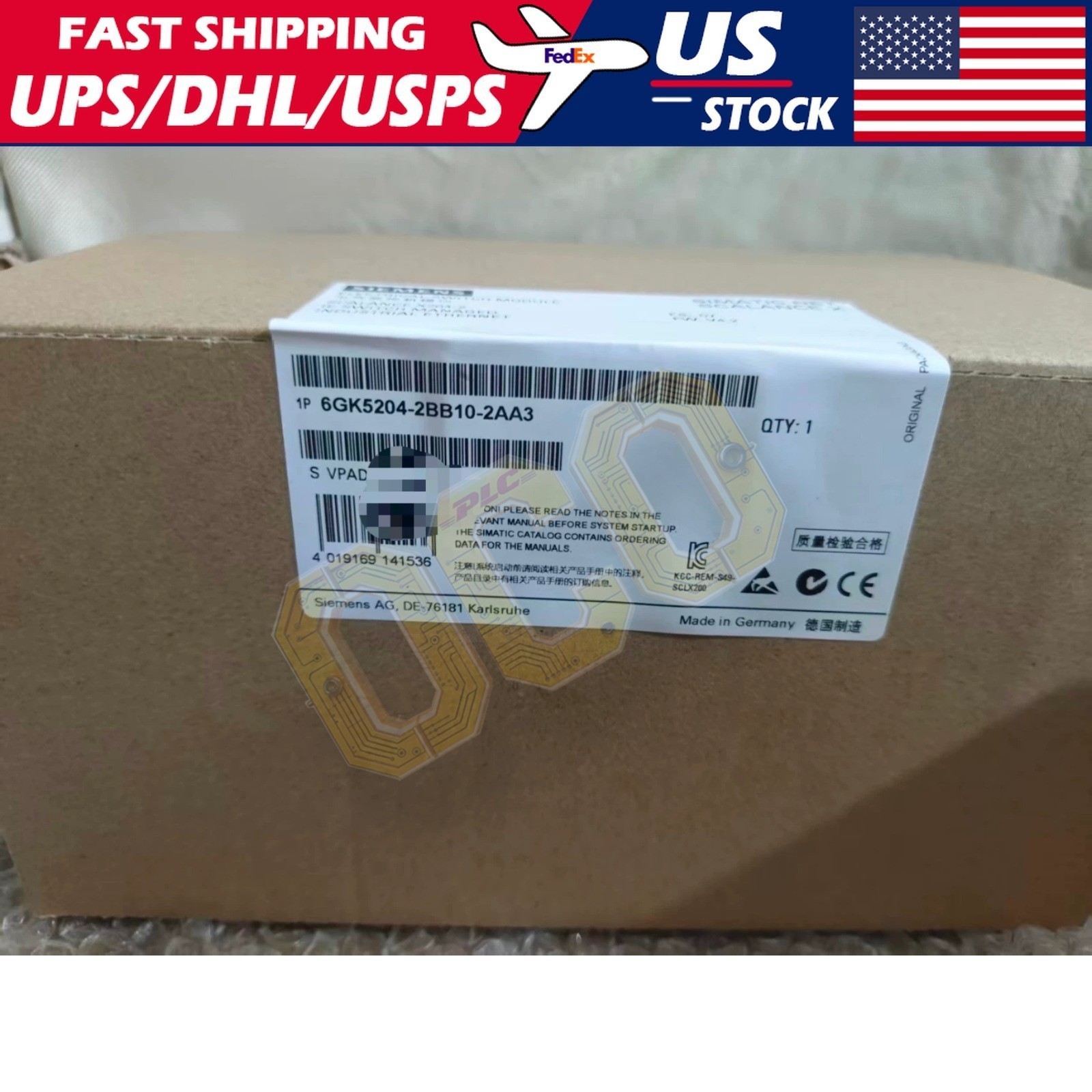 Siemens 6GK5204-2BB10-2AA3 6GK5 204-2BB10-2AA3 SIMATIC NET SCALANCE X204-2 6-P