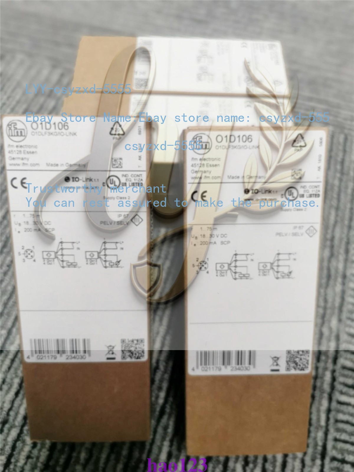 IFM O1D106 01D106 Photoelectric Sensor New One Expedited Shipping
