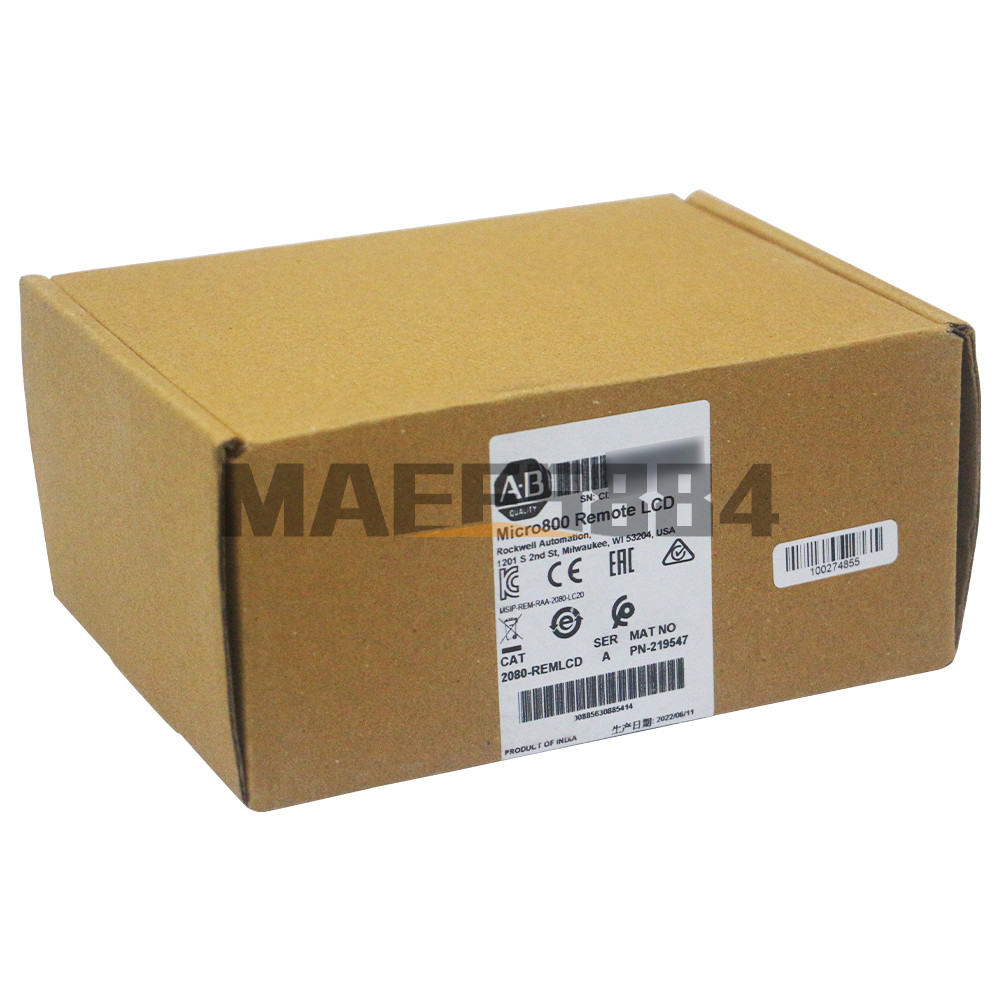 New Sealed Allen-Bradley 2080-REMLCD Micro800 Remote LCD Display AB 2080REMLCD