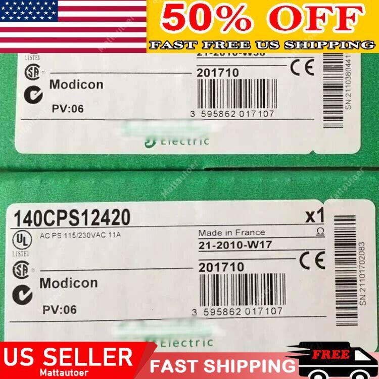 Schneider Electric 140CPS12420 Modicon 140CPS12420 NEW 1pcs