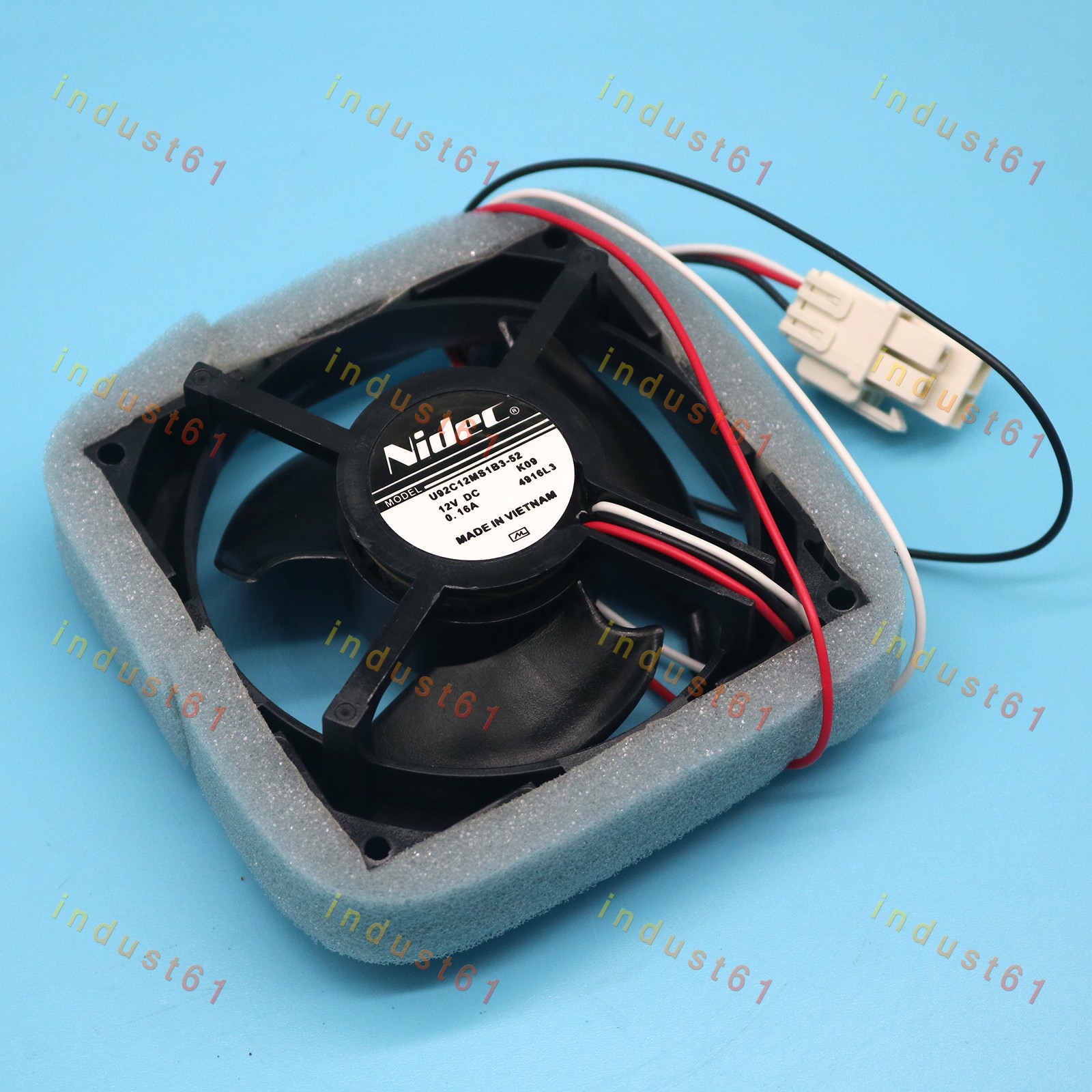 1pcs For Samsung Refrigerator Fan New Nidec Fan U92C12MS1B3-52 12V 0.16A