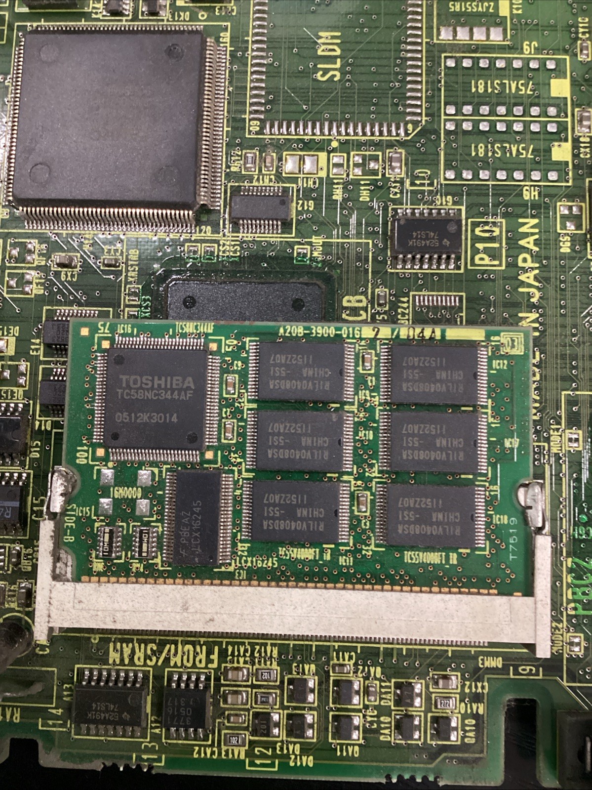 Fanuc A16B-3200-0412/08A Main CPUBoard with Drive/Servo/Memory Boards Used #4