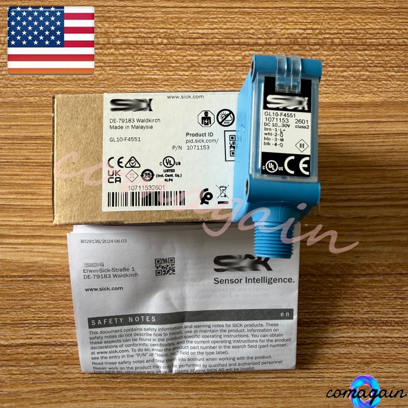 New 1PCS Photoelectric Sensor Switch 10-30V For SICK GL10-F4551 1071153 US Stock