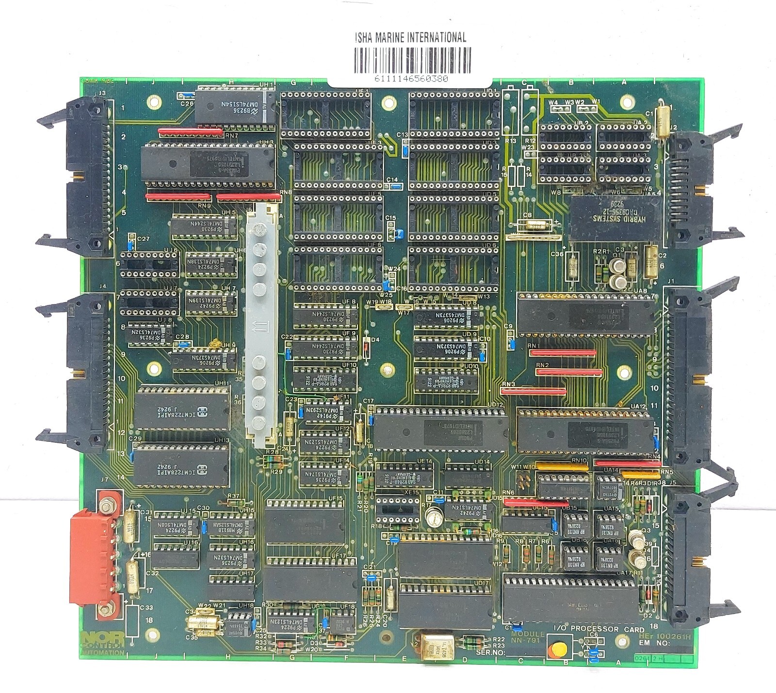 Nor Control HEr 100261H PCB Module NN-791 I/O Processor Card