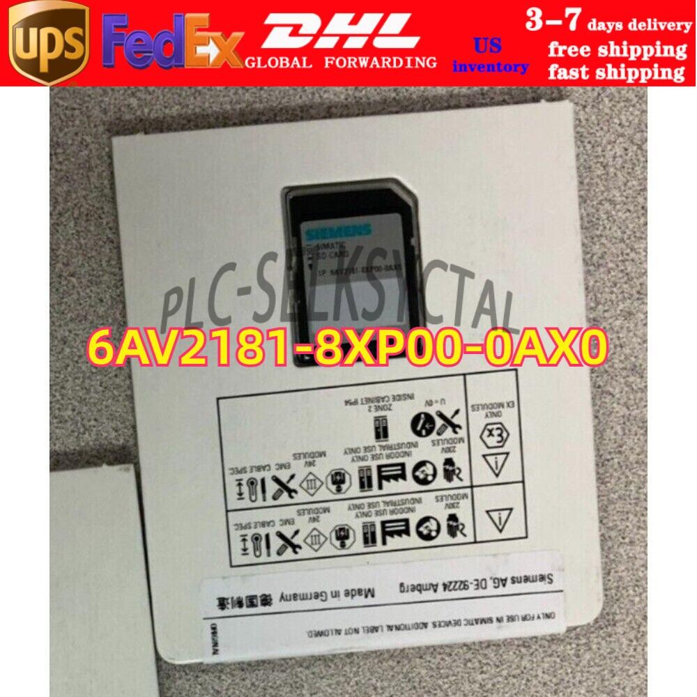 New Siemens 6AV2 181-8XP00-0AX0 6AV2181-8XP00-0AX0 SIMATIC SD memory card 2 GB