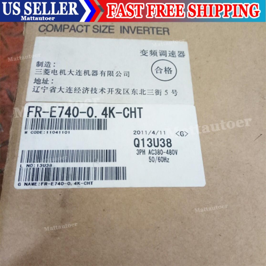 1PC New Mitsubishi FR-E740-0.4K-CHT PLC Module Inverter Box Fast Shipping