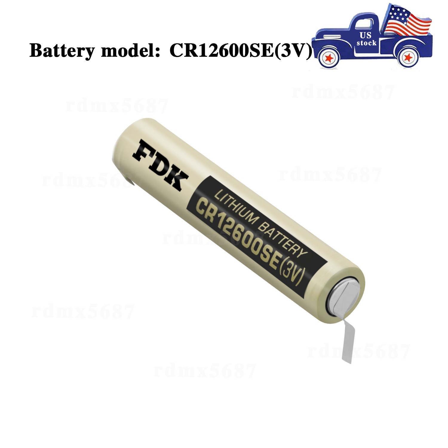 Genuine new Battery for FDK CR12600SE 3V Equivalent to Varta CR2NP CR-2NP CR 2NP