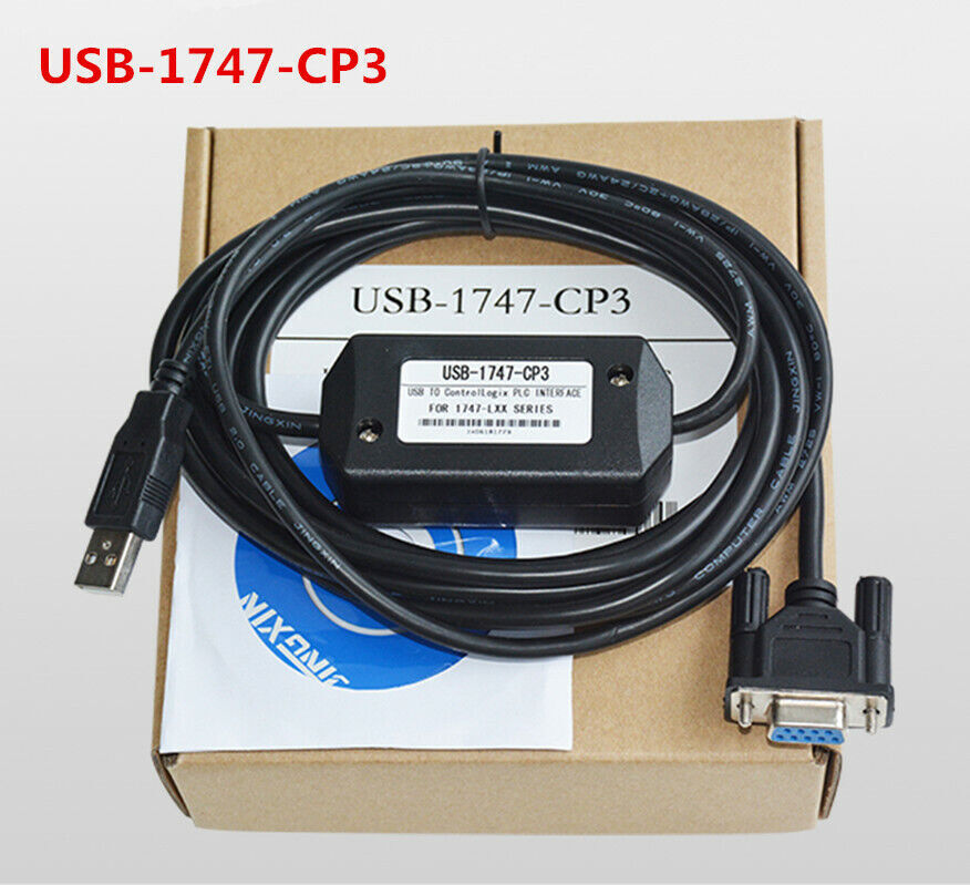 1PC New AB Rockwell PLC programming cable USB-1747-CP3 for SLC500 series