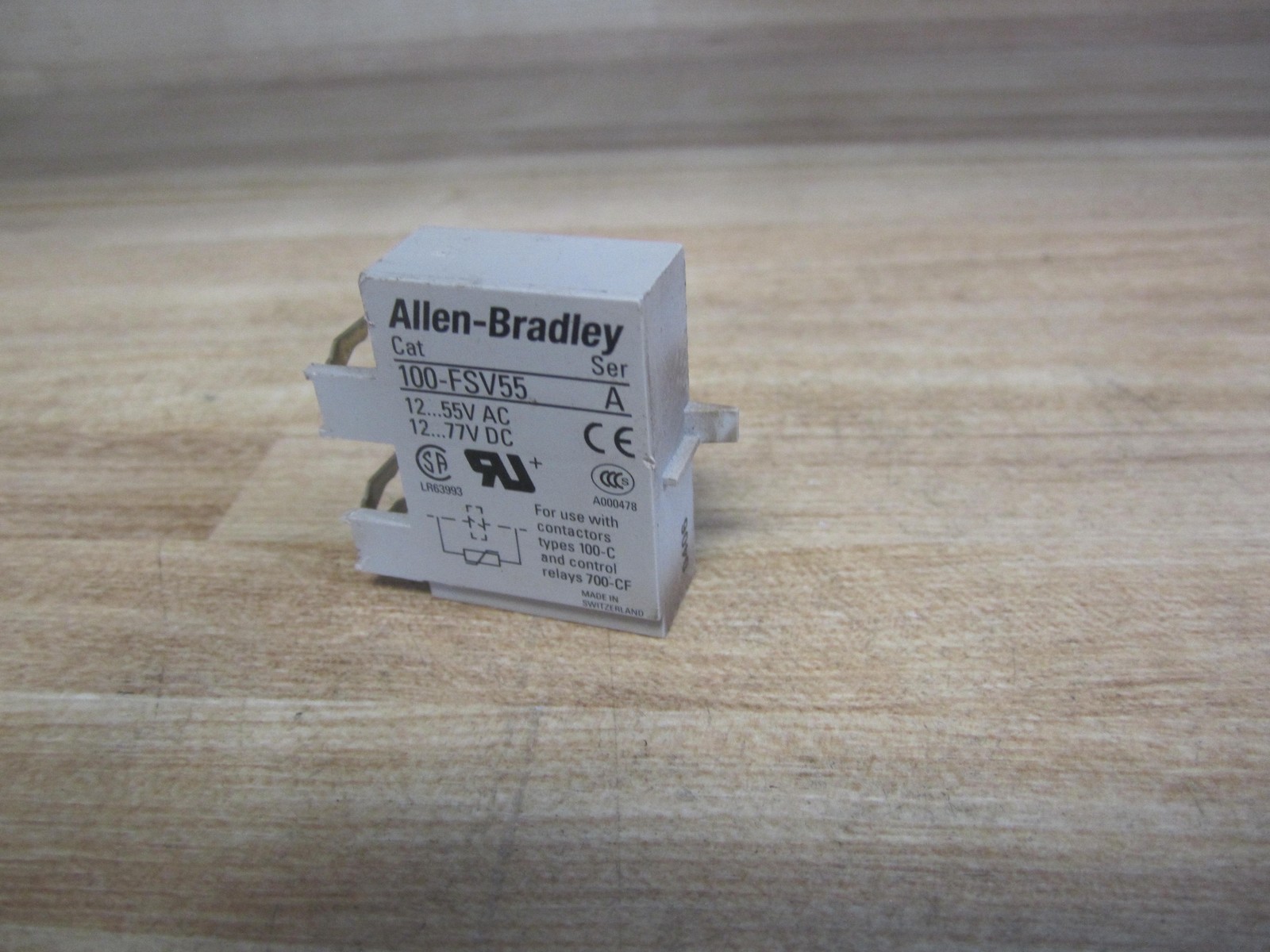 Allen Bradley 100-FSV55 Varistor Surge Suppressor 100FSV55