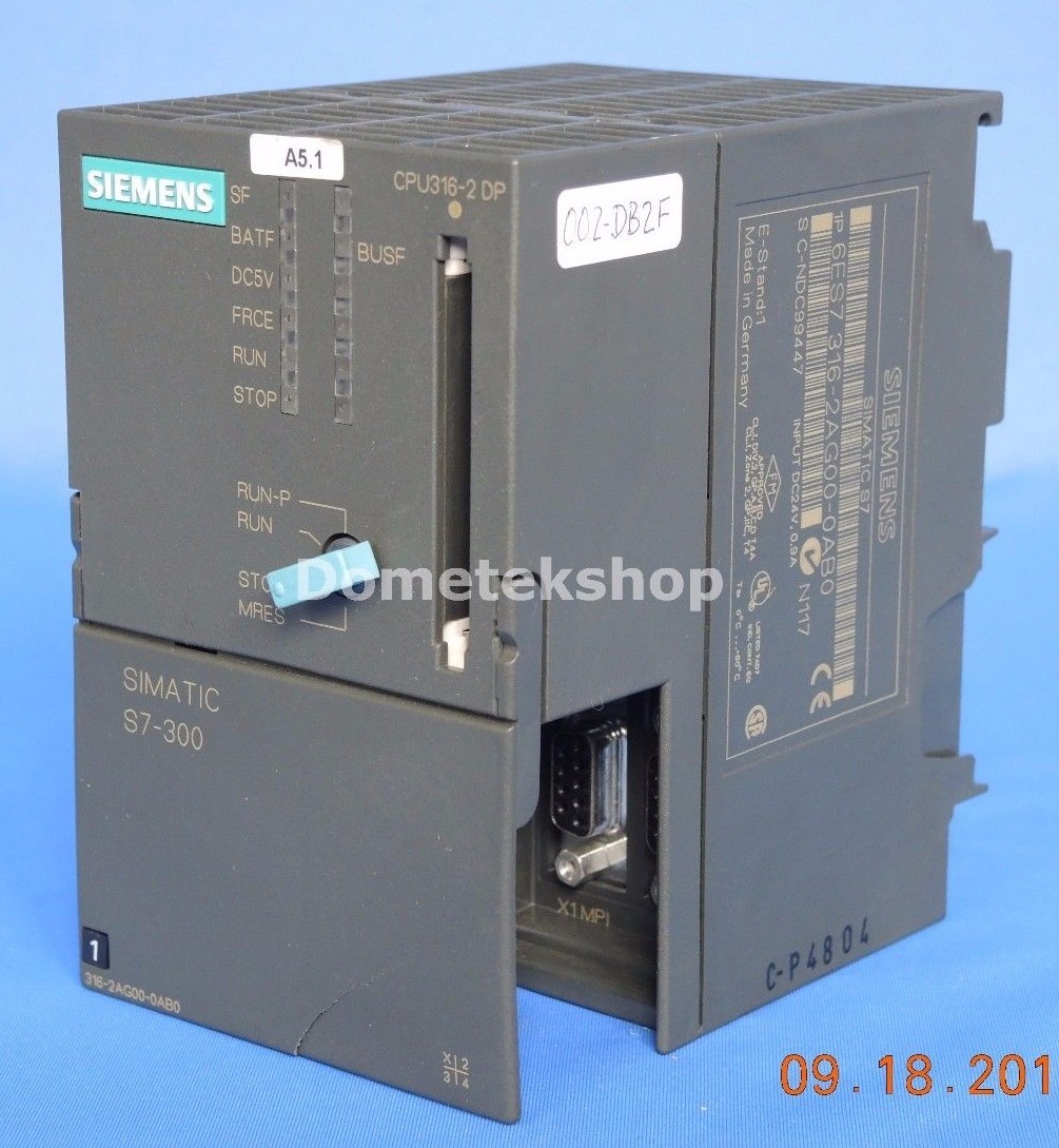 Siemens 6ES7 316-2AG00-0AB0 Processor CPU316-2 DP