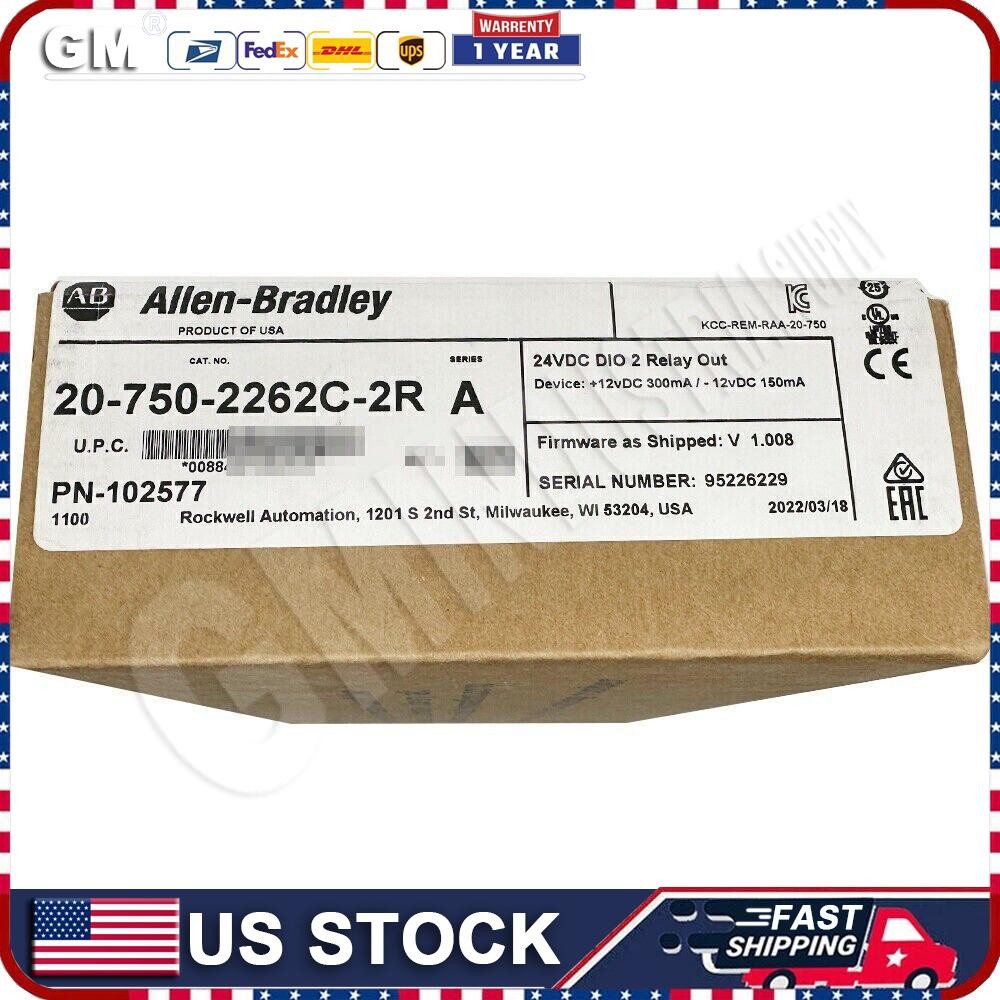NEW AB 20-750-2262C-2R PowerFlex 750 24V DC IO Option Module US Free Tax