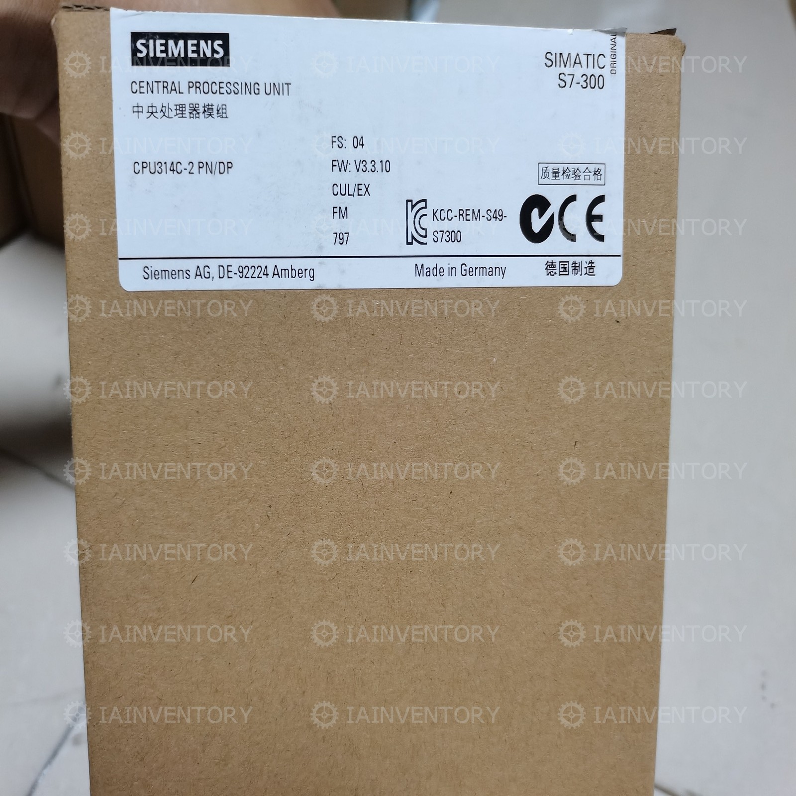US Stock 1pc New Sealed Siemens 6ES7314-6EH04-0AB0 6ES73146EH040AB0 Fast Ship