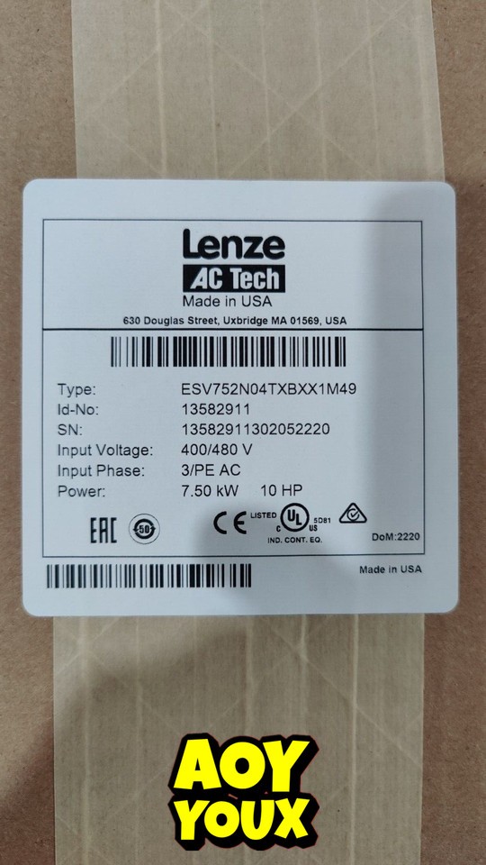 LENZE ESV752N04TXB AC TECH “BRAND NEW USA STOCK”