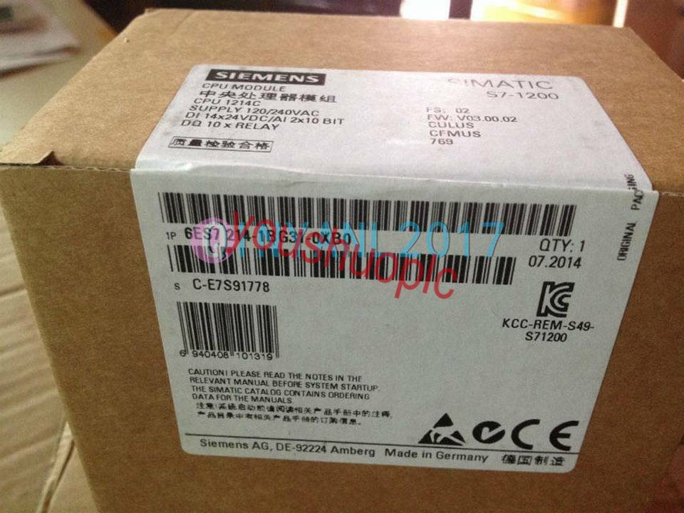 ONE Siemens 6ES7 214-1BG31-0XB0 6ES7214-1BG31-0XB0 NEW