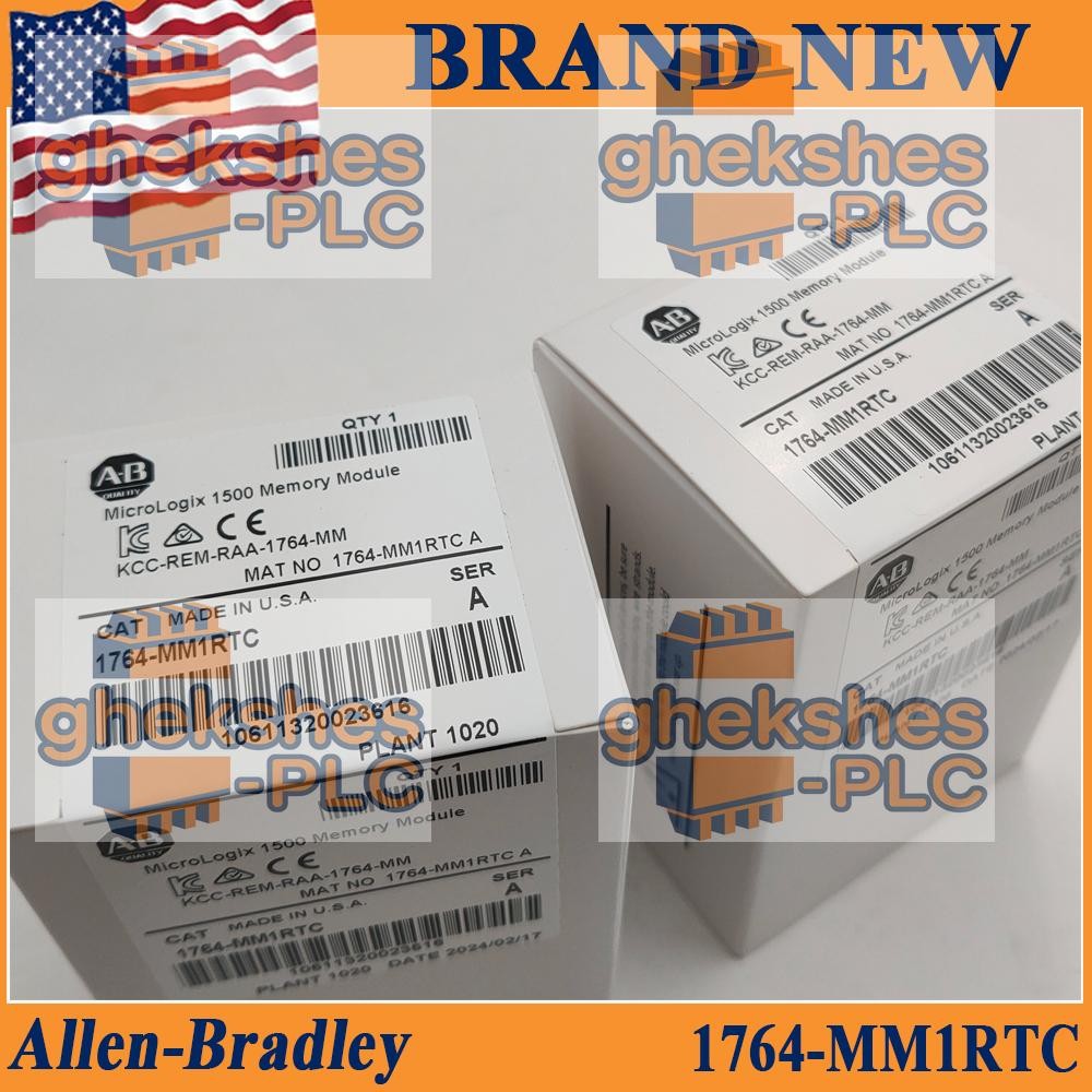 PLC-AB 1764-MM1RTC 1764MM1RTC MicroLogix 1500 Memory Module New Free Ship