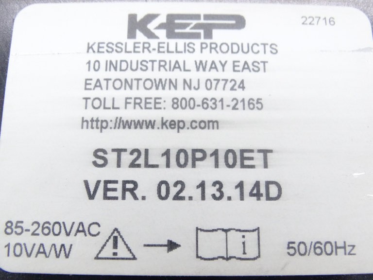 KEP ST2L10P10ETK CONTROL PANEL