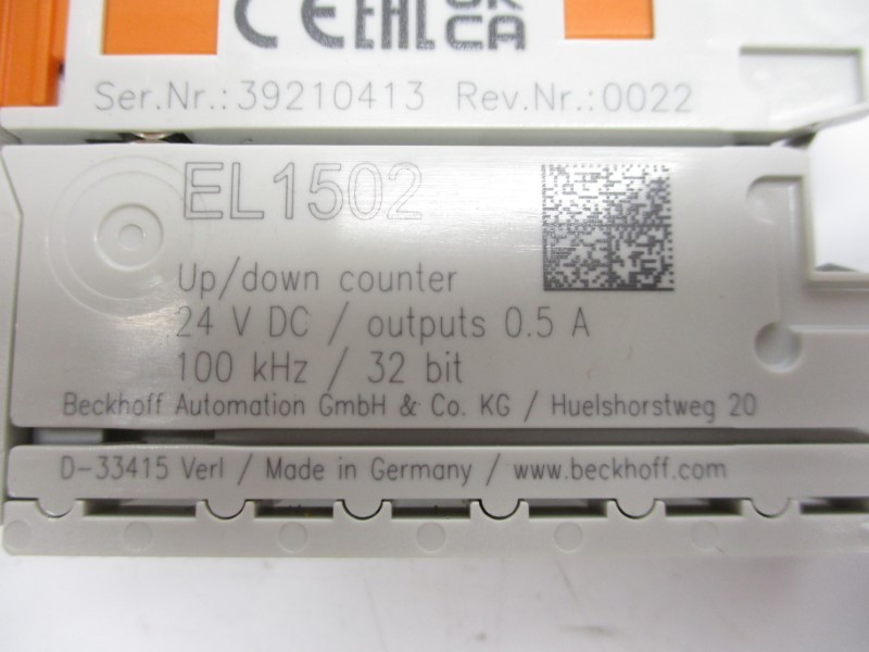 BECKHOFF EL1502 24VDC 0.5A NSMP