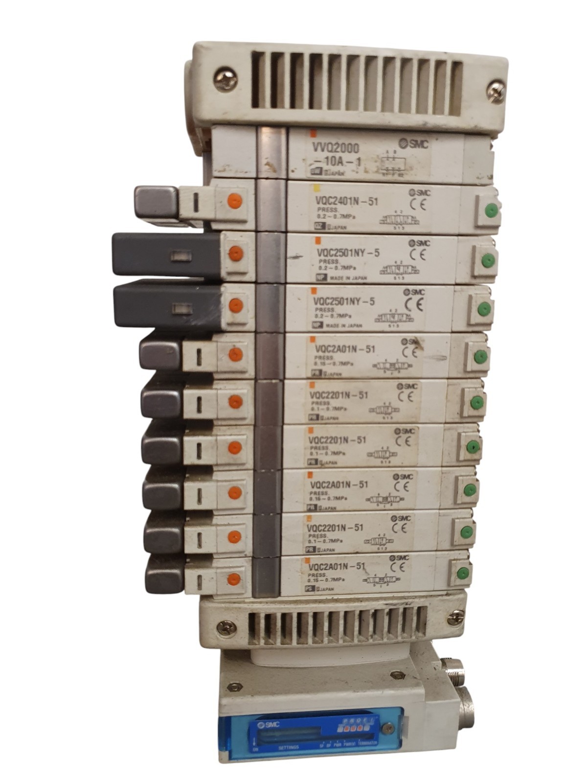 SMC EX260-SPR1 + VQC2401N-51 + VVQ2000 + VQC2501NY-5 + VQC2A01N-51 + VQC2201N-51