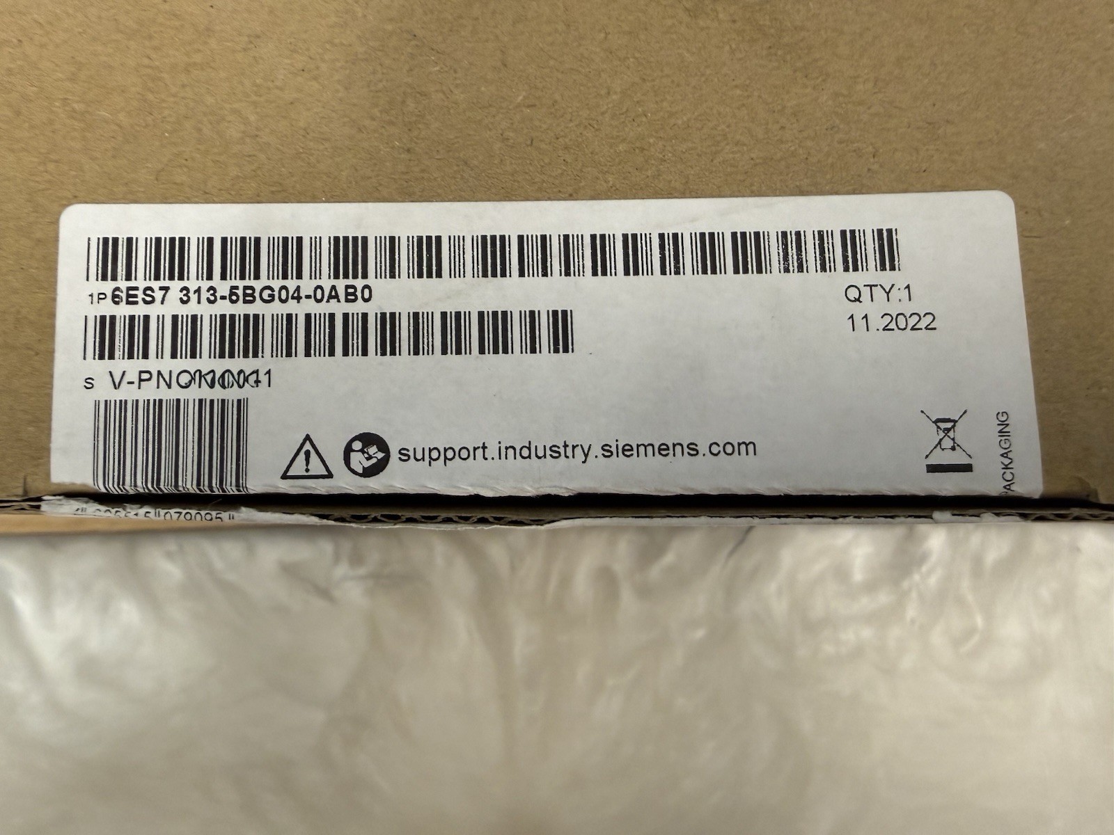 Siemens SIMATIC S7-300 CPU313C PLC CPU 6ES7 313-5BG04-0AB0 6ES7313-5BG04-0AB0