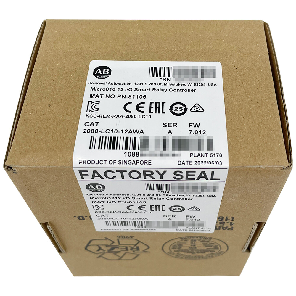 2080-LC10-12AWA AB 2080LC1012AWA Micro810 12 l/O Smart Relay Controller In Box