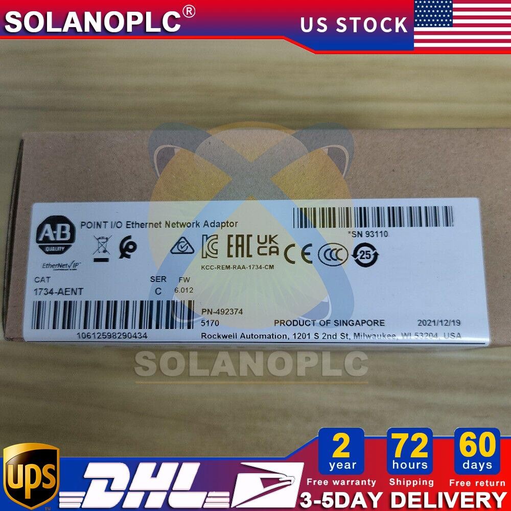 NEW- 1Pc In Box AB 1734-AENT / C POINT I/O Ethernet Network Adaptor 1734AENT
