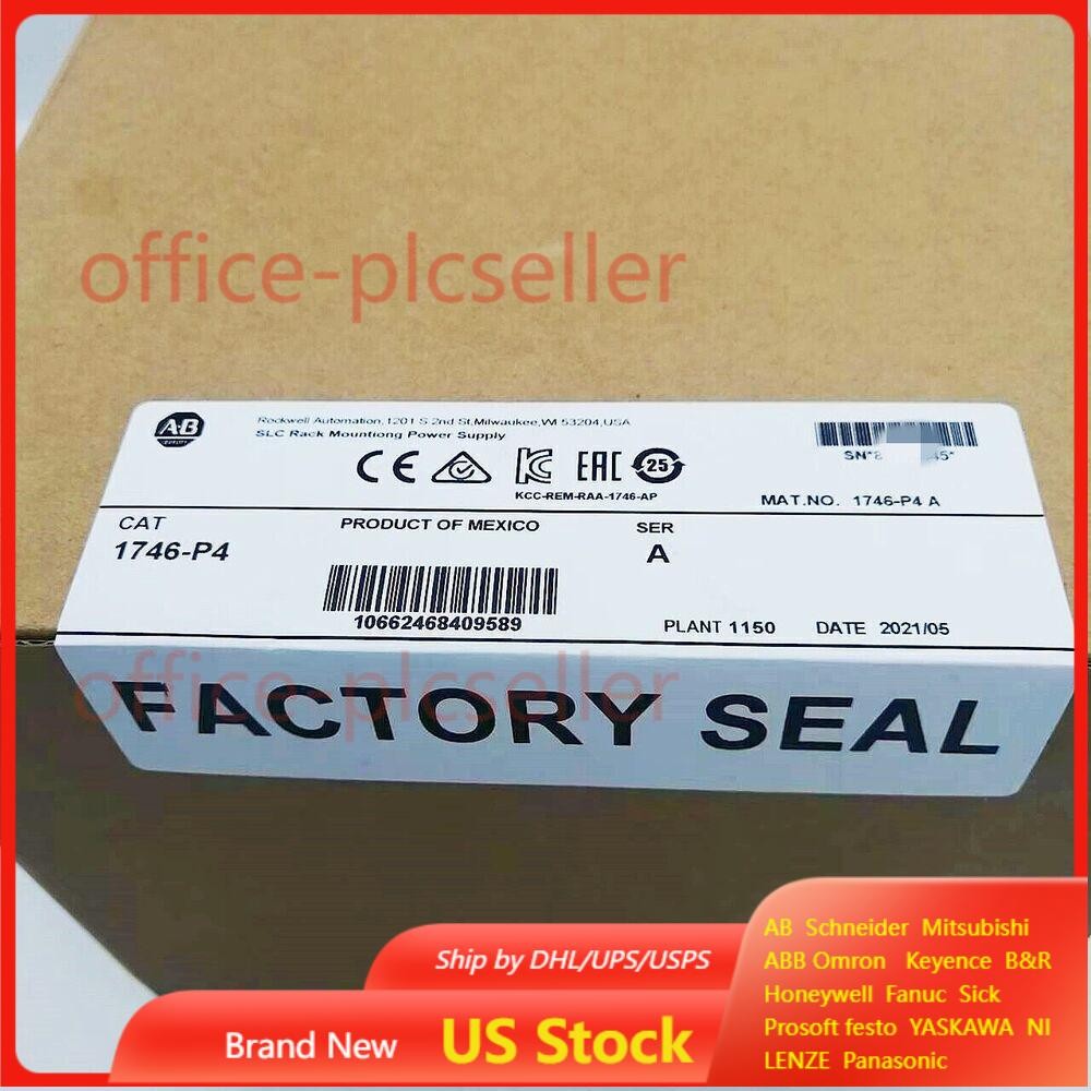 New Sealed Allen-Bradley 1746-P4 SER A SLC 500 Power Supply Module AB 1746-P4