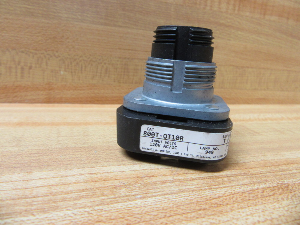Allen Bradley 800T-QT10R Pilot Light 800TQT10R Core Only