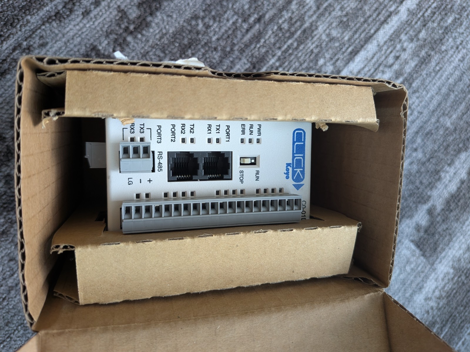 AutomationDirect CLICK C0-01DD2-D Koyo PLC 24VDC 8 Input 6 Sourcing Out Unused