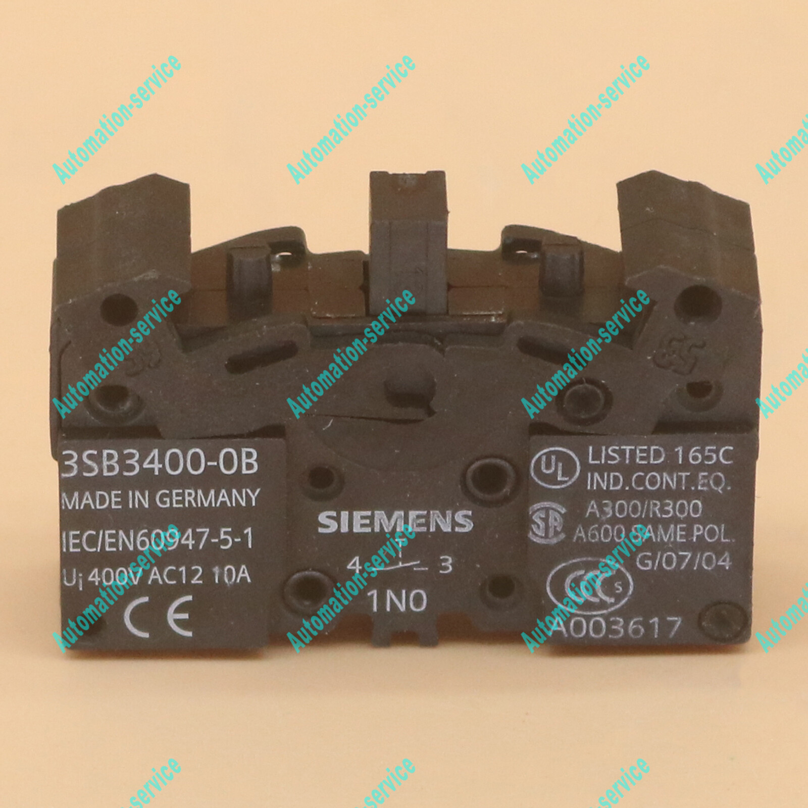 1PC New Siemens 3SB3400-0B 3SB3400 Pushbutton Contact Block Fast Delivery