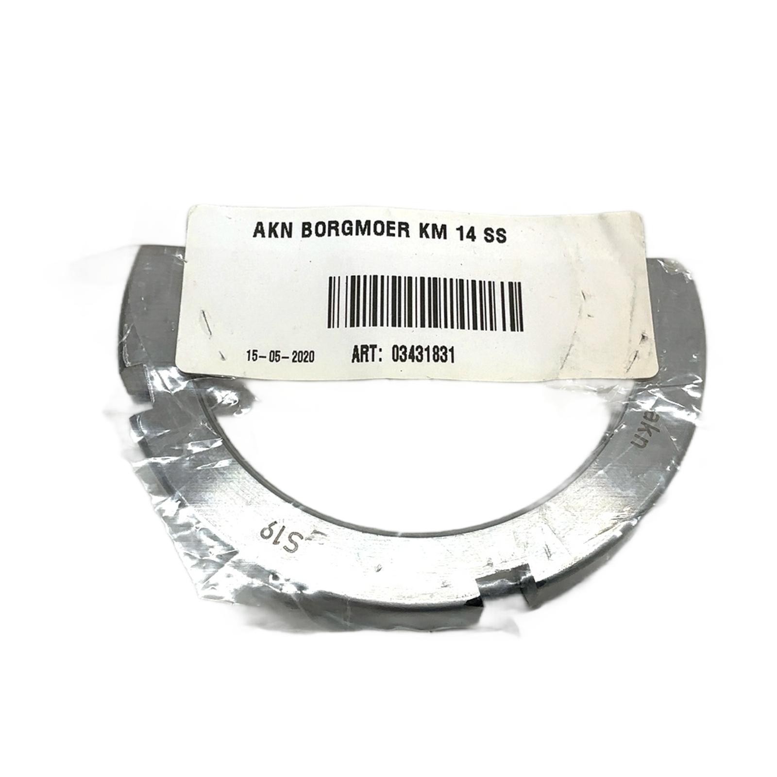 KM14 SS 03431831 AKN, AKN Bearing Locknut KM 14 SS, M70x2, KM14 SS 03431831, …
