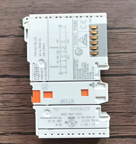 1PC NEW IN BOX WAGO 750-455 4-Channel Analog Input Module 1 YEAR WARRANTY