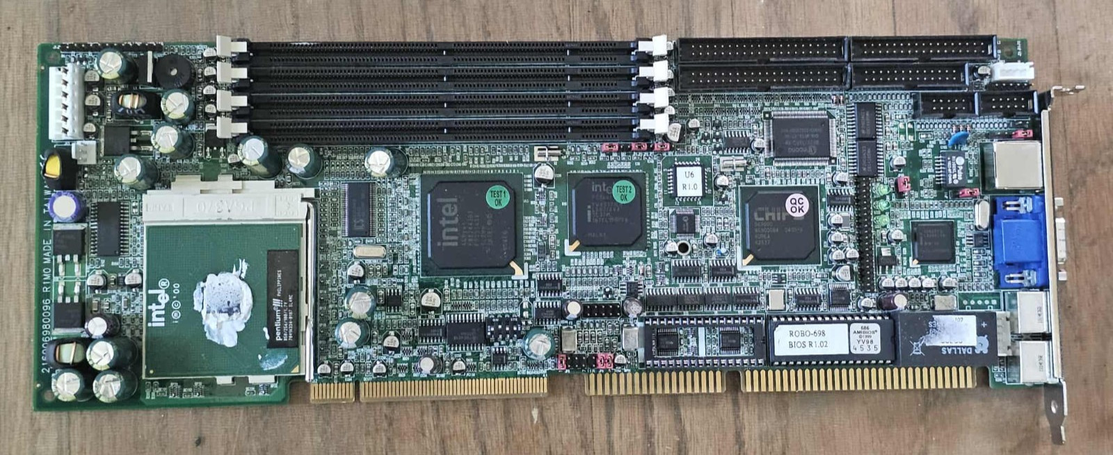 Portwell ROBO-698 BIOS R1.02 ROBO 698 Industrial Motherboard 216006980096 SBC
