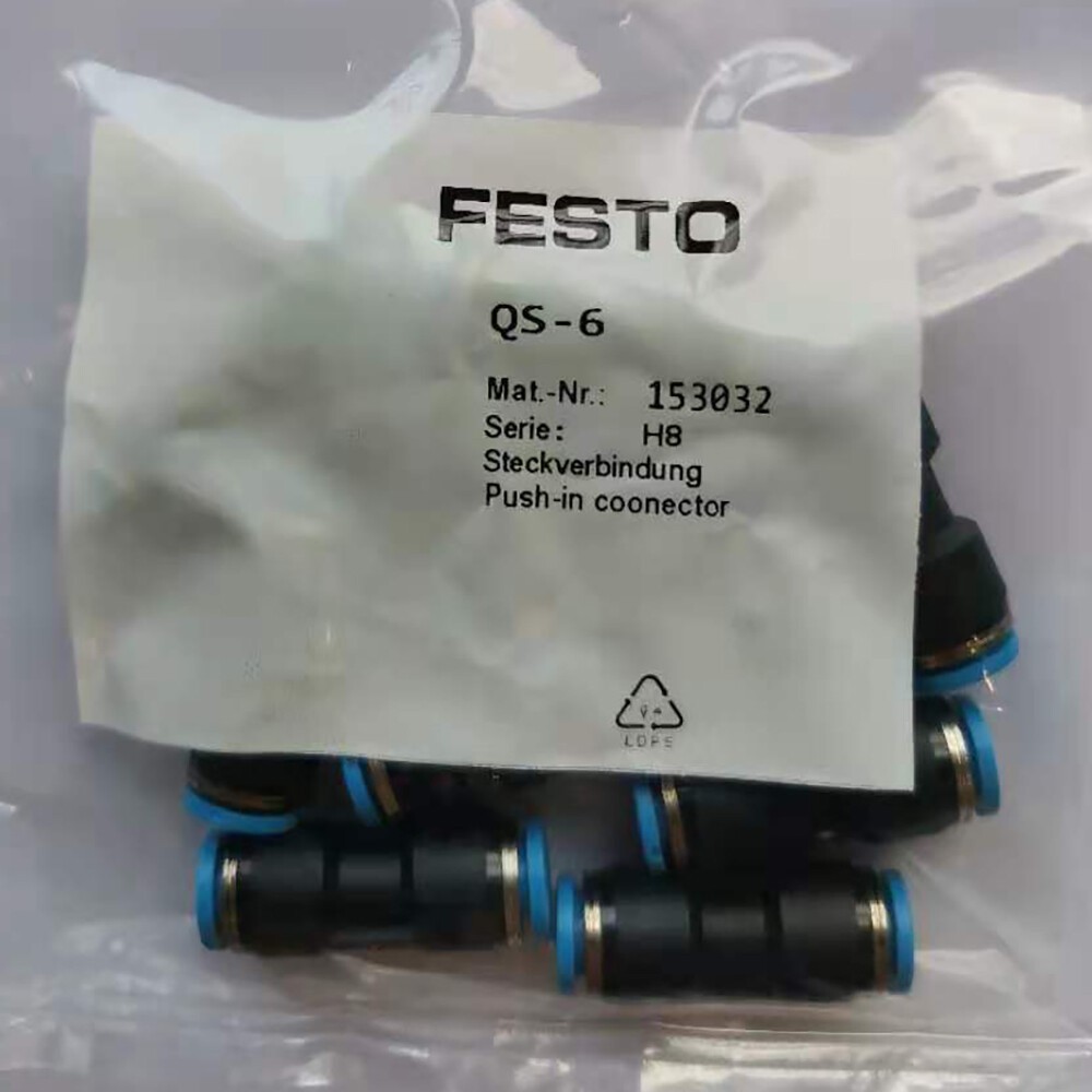 10PCS For Festo QS-6 153032 Connector