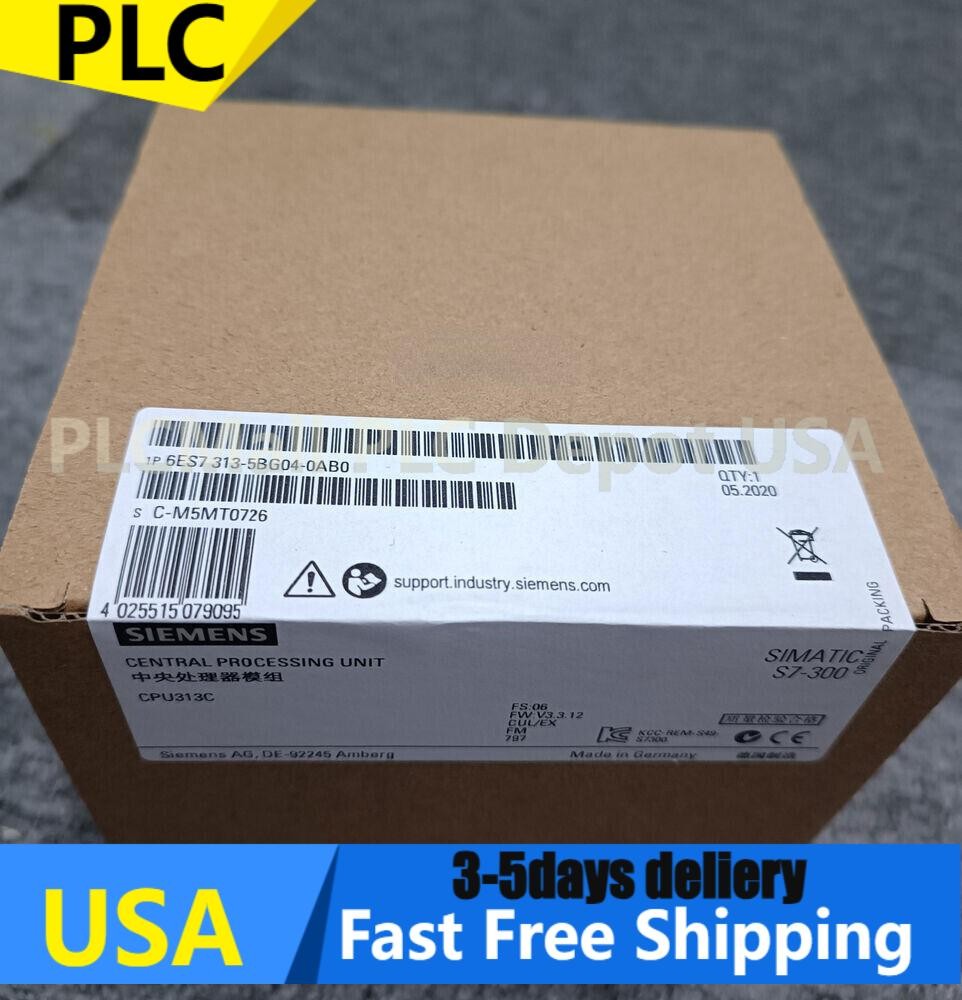 6ES7313-5BG04-0AB0 New original Siemens 6ES7 313-5BG04-0AB0 1PCS Fast delivery