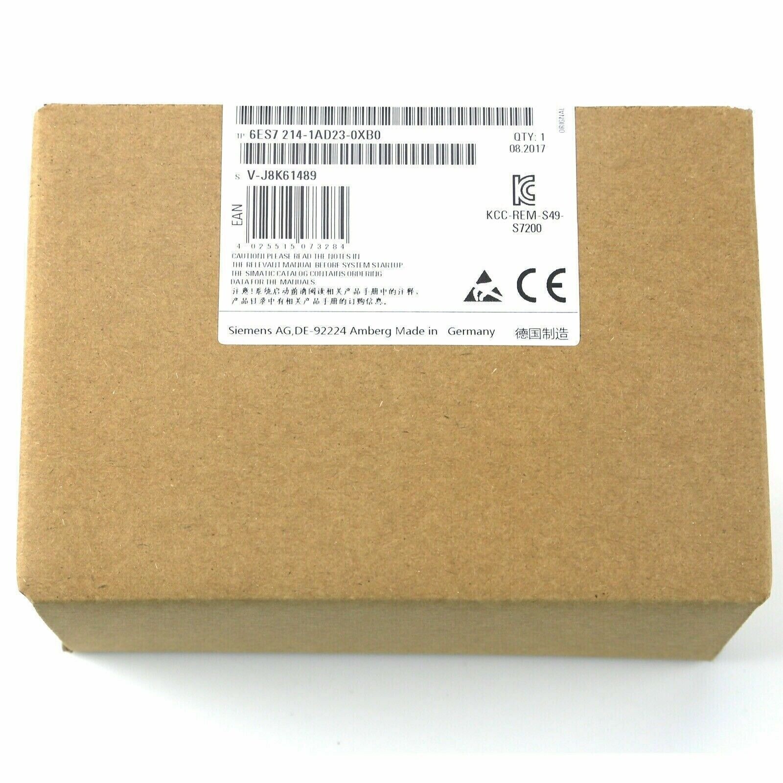 New Siemens 6ES7 214-1AD23-0XB0 6ES7214-1AD23-0XB0 SIMATIC S7-200, CPU 224