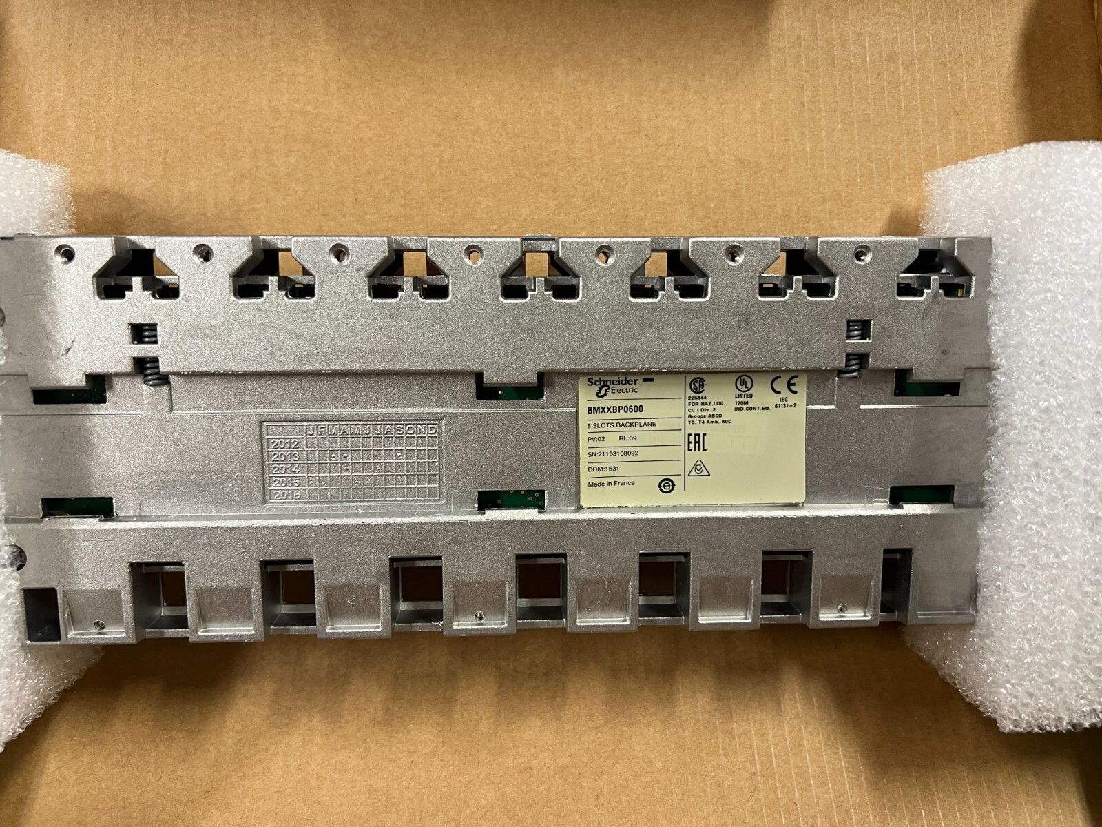 BMXXBP0600 BRAND NEW FACTORY SEALED Schneider Electric Modicon BMX-XBP-0600
