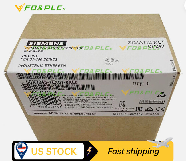 1PCS NEW Boxed 6GK7243-1EX01-0XE0 Siemens Ethernet Module 6GK7 243-1EX01-0XE0