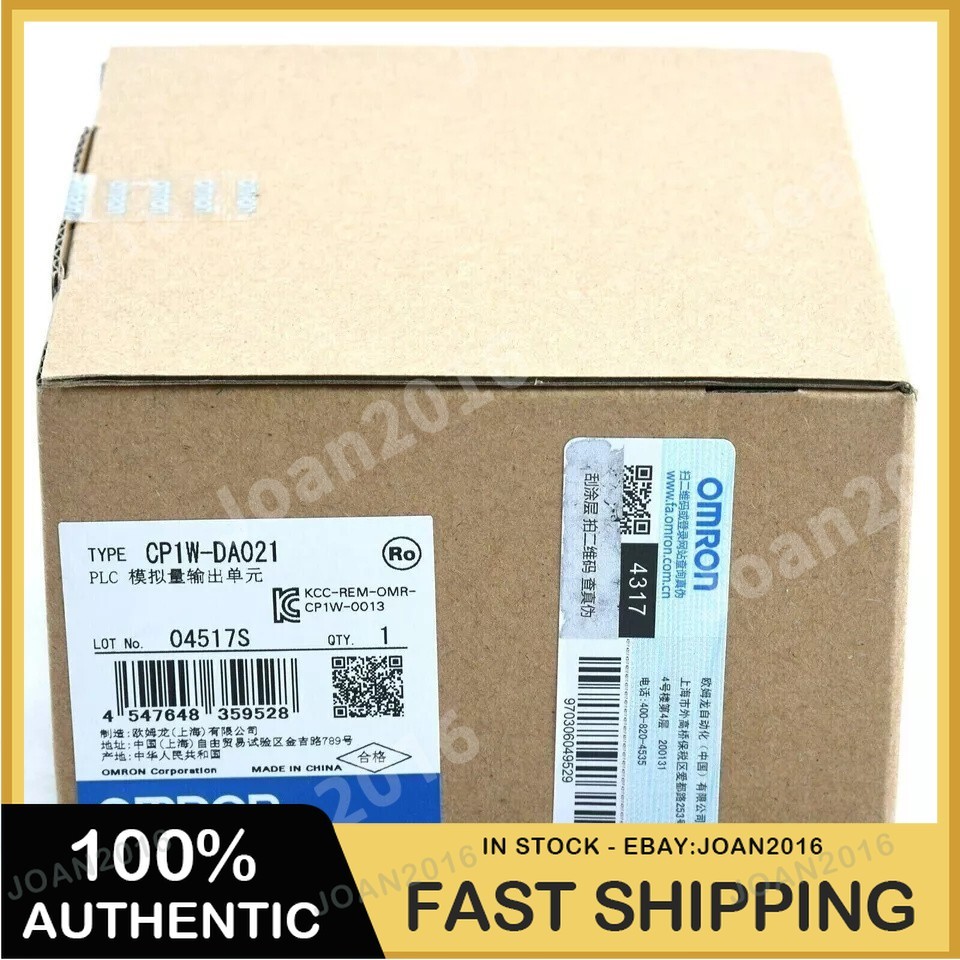 New In Box Omron CP1W-DA021 Analog output unit