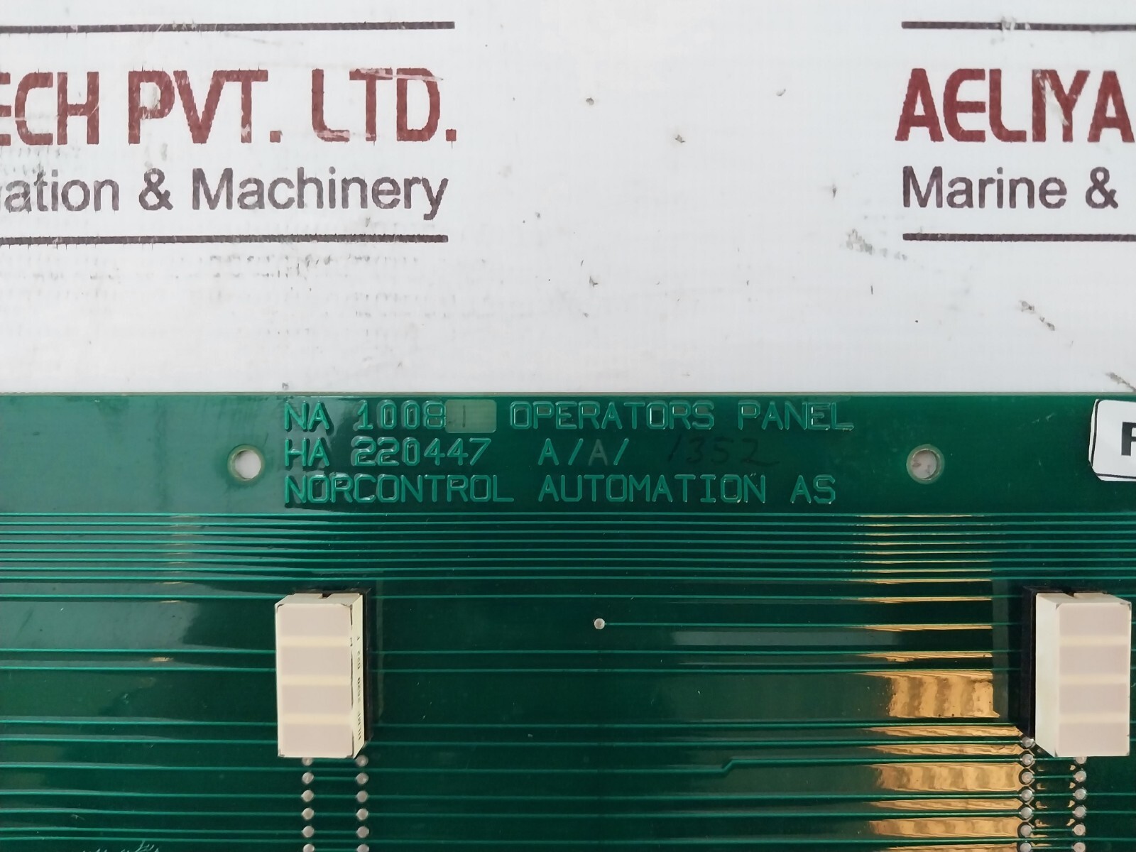 NORCONTROL AUTOMATION NA 1008.1 Operators Panel HA 220447 A/A (Not Working)