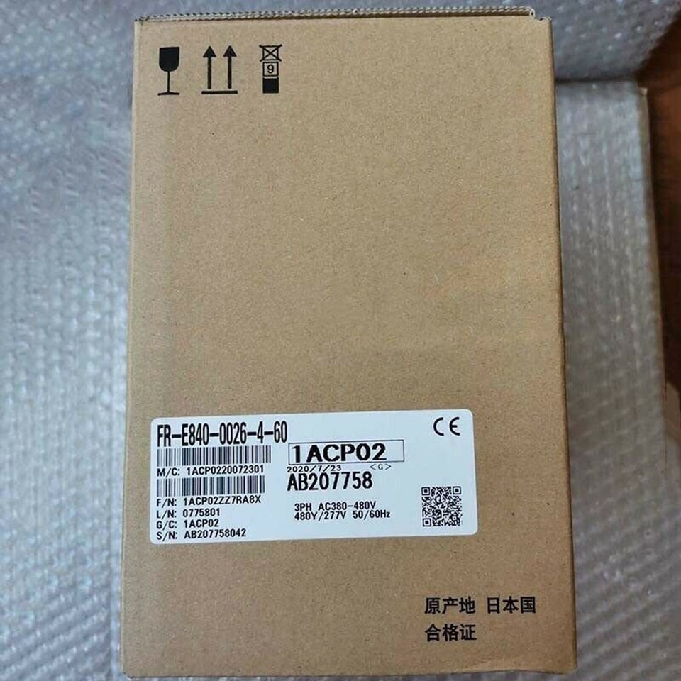 1PC New Mitsubishi FR-E840-0026-4-60 Inverter 0.75KW 380V Sealed