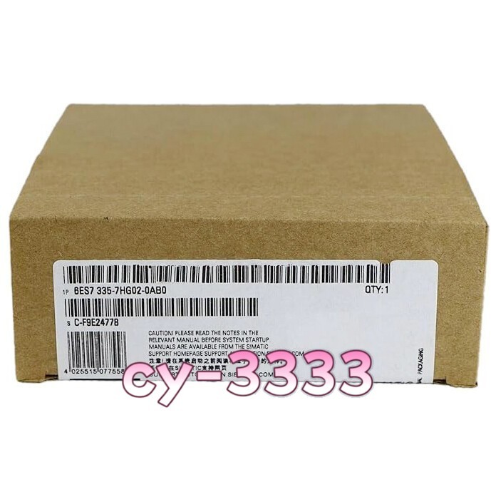 6ES7 335-7HG02-0AB0 SIEMENS 6ES7335-7HG02-0AB0 7HGO2-OABO S7-300 Analog Module