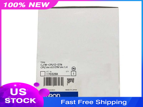 CJ1M-CPU12-ETN 1PCS NEW OMRON CJ1MCPU12-ETN CPU UNIT CJ1MCPU12ETN