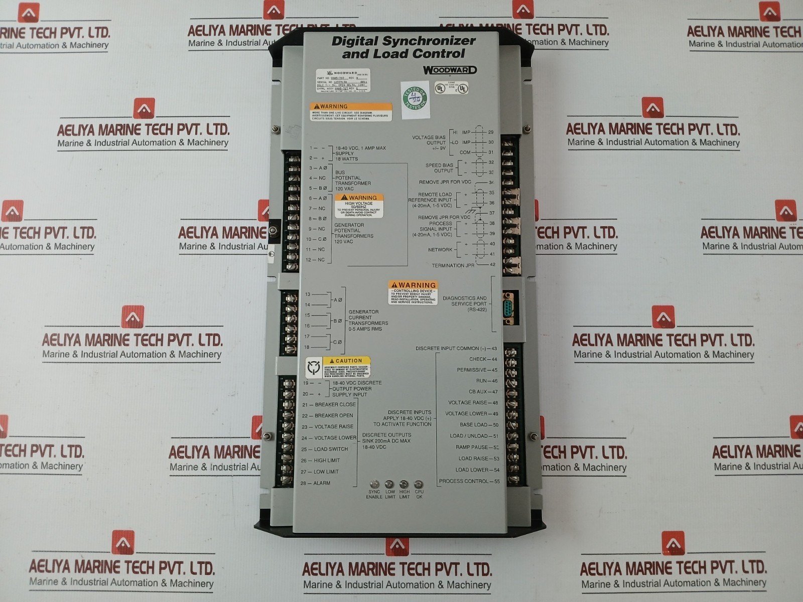 Woodward 9905-797 Digital Synchronizer And Load Control 18-40VDC/18W