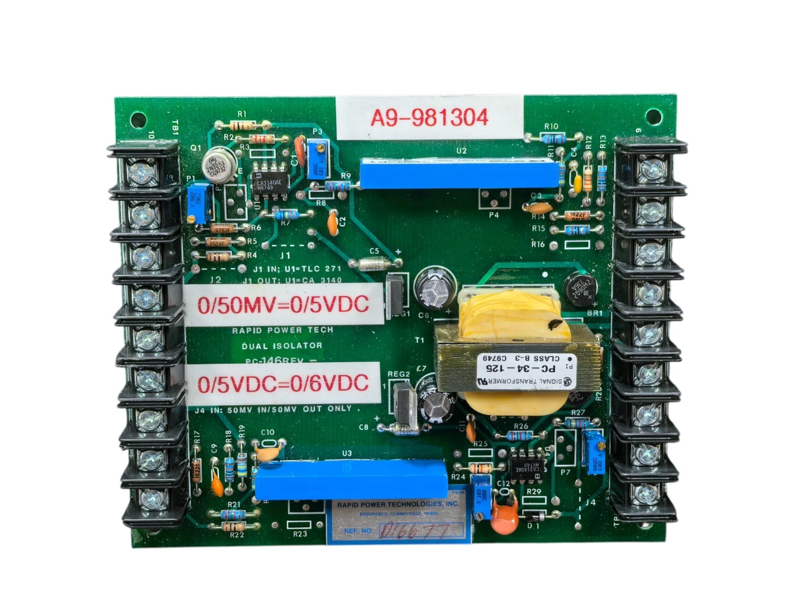 RAPID POWER TECHNOLOGIES A9-981304 DUAL ISOLATOR-NEW WITHOUT BOX