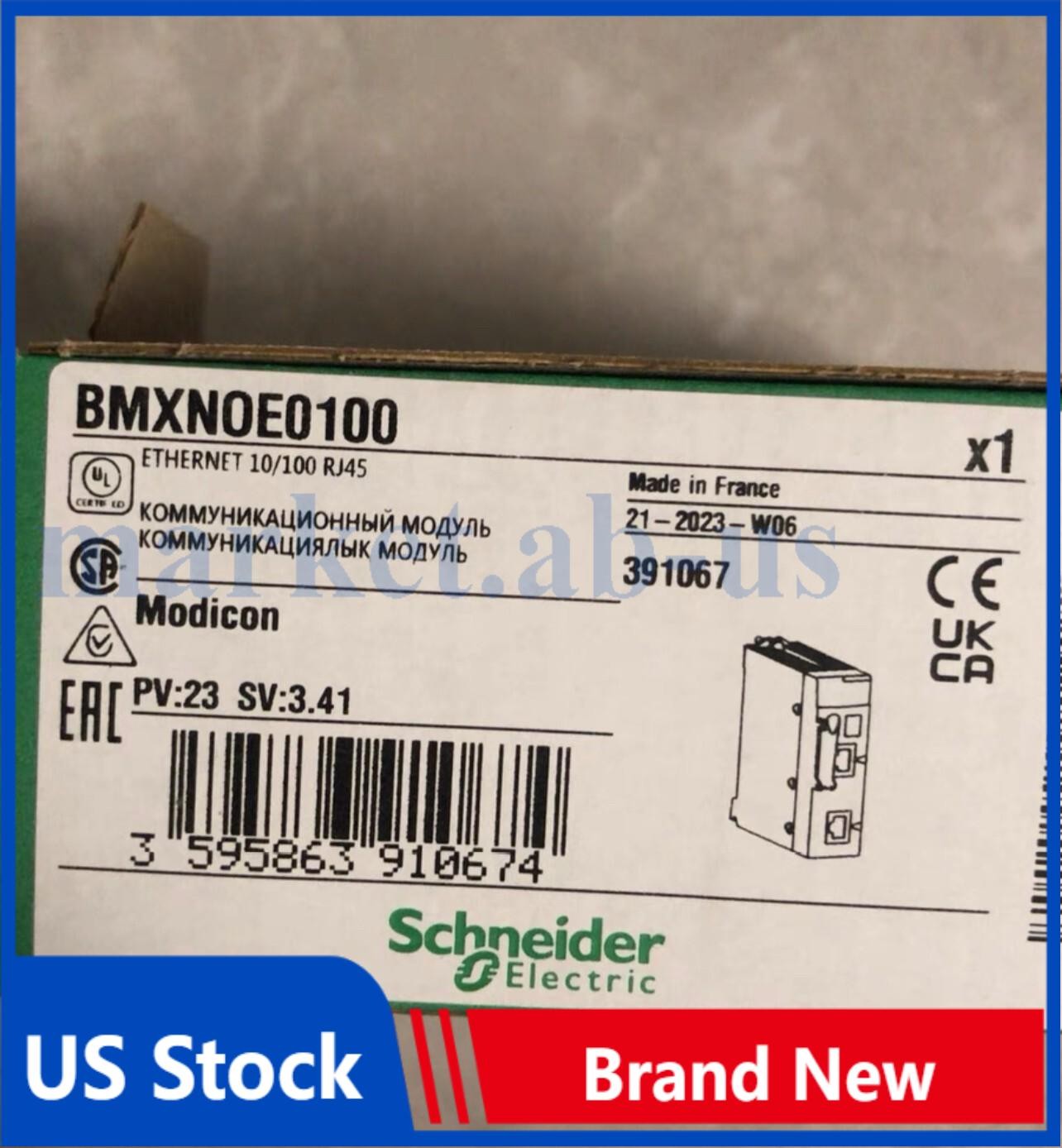 BMXNOE0100 100% PLC module controller, free of shipping US Free TAX