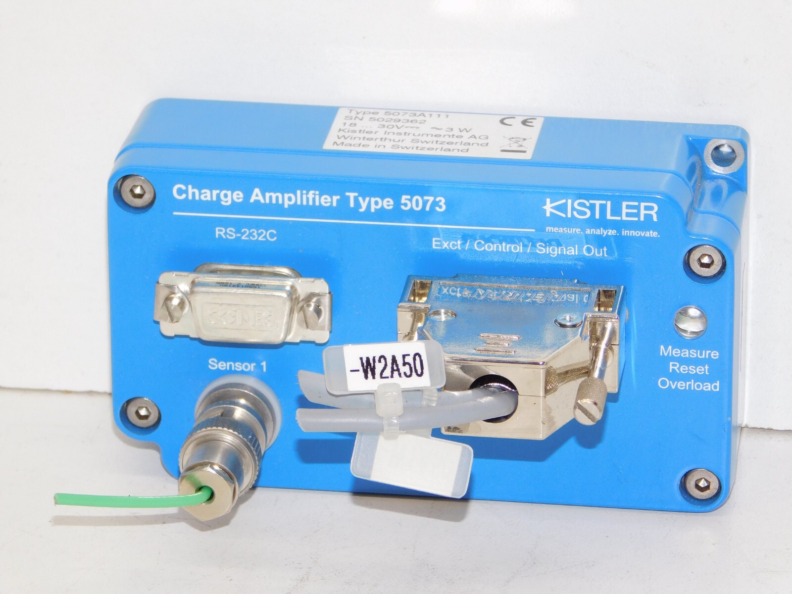 Kistler Instruments 5073A111 Charge Amplifier Type 5073 Signal Controller Module