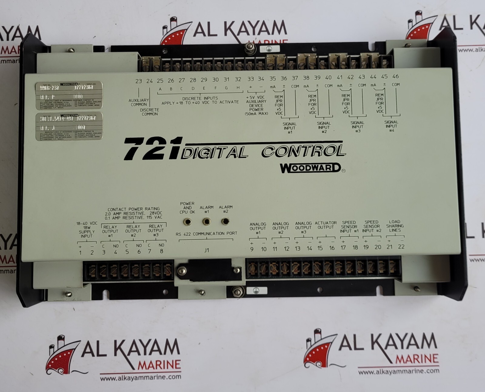 WOODWARD 9906-237 721 DIGITAL CONTROL FAST SHIP BY DHLFEDEX