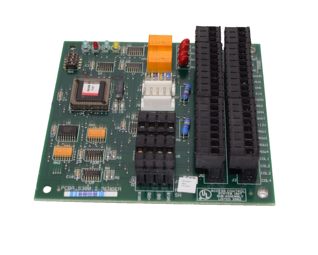 Johnson Controls PCBA S300 2 Reader Access Control Circuit Board PCBAS300